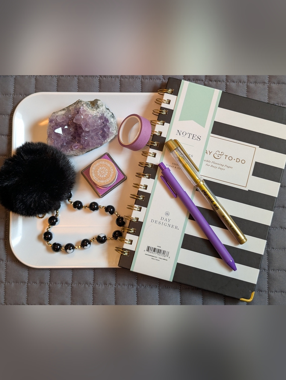 Day Planner, Amethyst & Purple Accessories